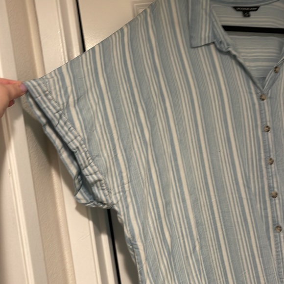 Zac & Rachel Woman Front Tie Chambray Shirt - Picture 2 of 5